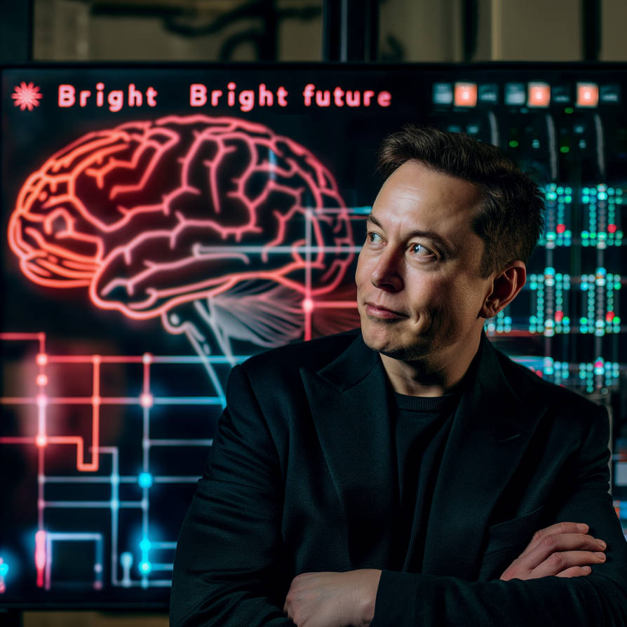 Elon Musk. Abstract poster. By ai by Coolarts223 on DeviantArt