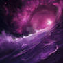 Surfer wave in cosmic space