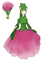 Rose Dress Concept (2 minute doodle!)