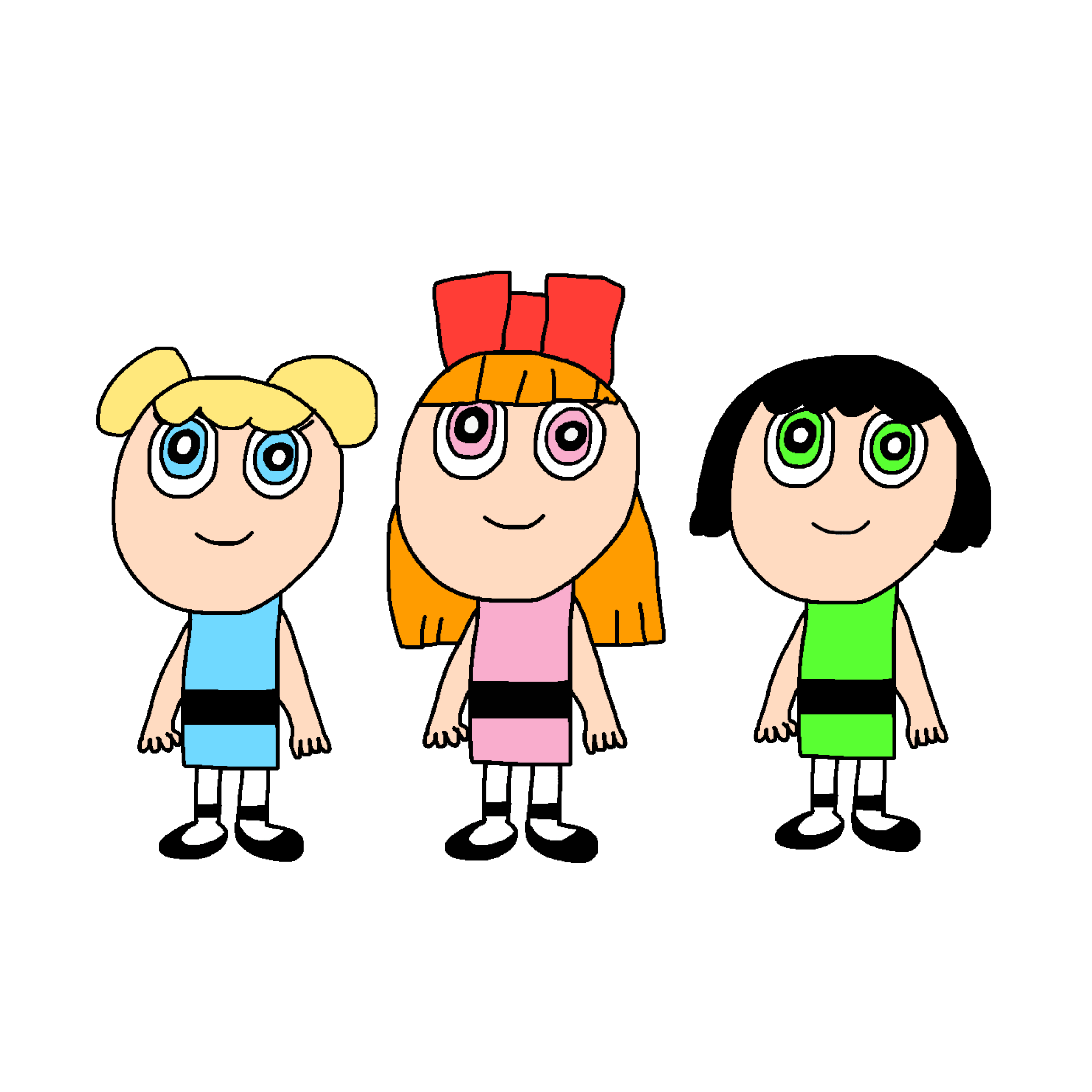 Powerpuff Style. Deviantart The PowerPuff Girls in my style by Mikaylaann20 on DeviantArt