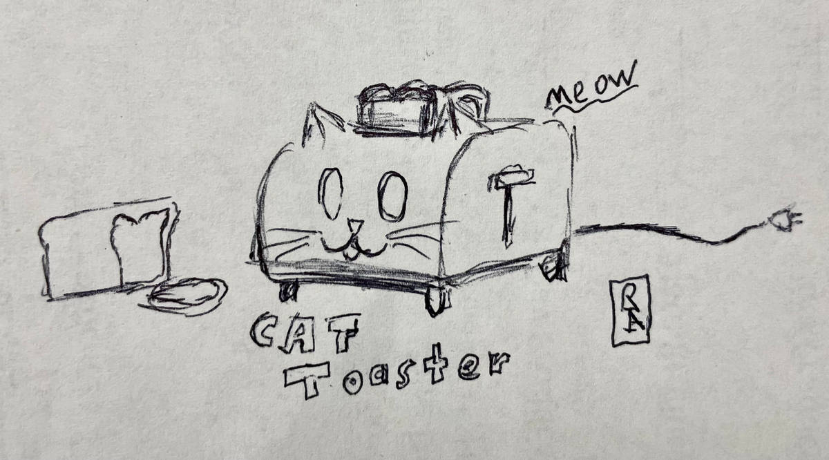 Chef Cat Toaster Cat toaster by ReimagintionArtz on DeviantArt