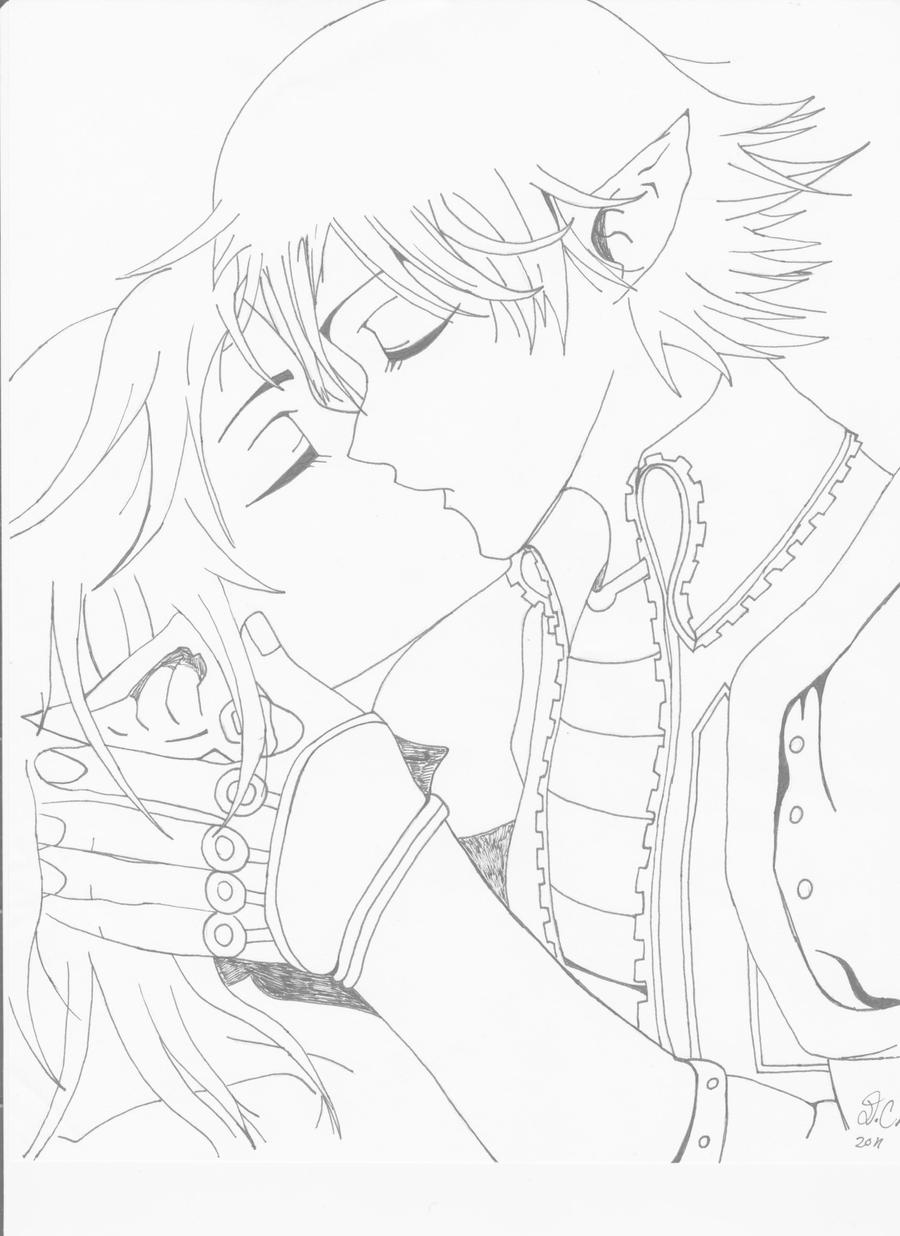 Half Prince Kiss Sketch