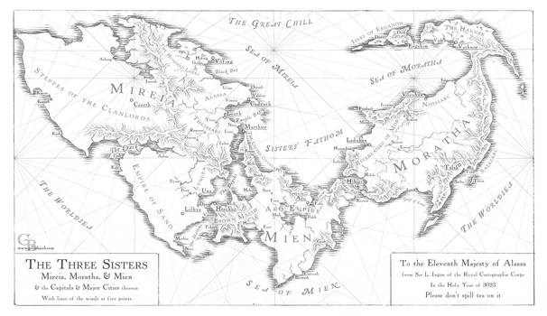 The Three Sisters map