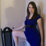 blue dress and the chair 3