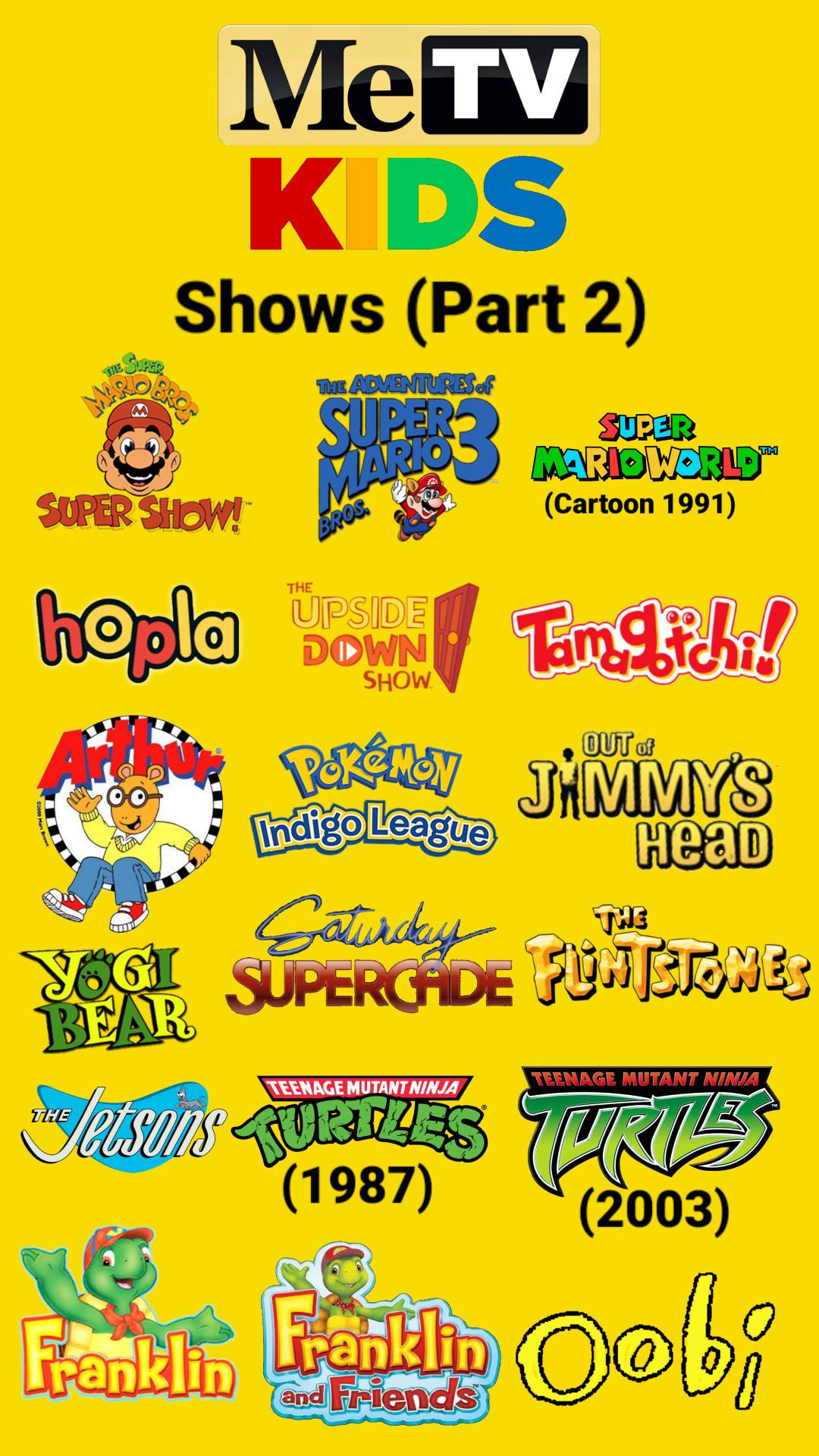 MeTV Kids Shows (Part 2) by LesageTheSecond on DeviantArt
