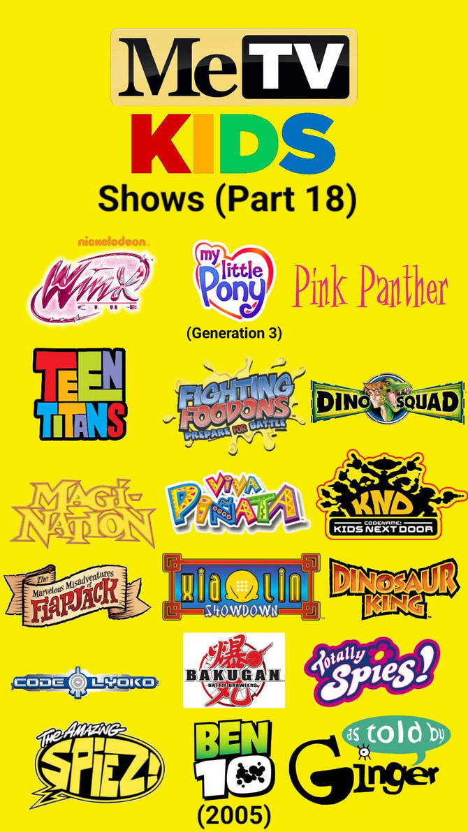 MeTV Kids Shows (Part 18) by LesageTheSecond on DeviantArt MeTV Kids Shows (Part 18) by LesageTheSecond on DeviantArt