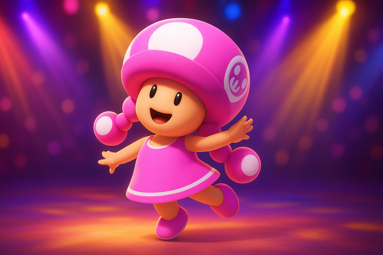 Toadette Dancing And Spinning On Stage By LesageTheSecond On DeviantArt toadette-dancing-and-spinning-on-stage-by-lesagethesecond-on-deviantart