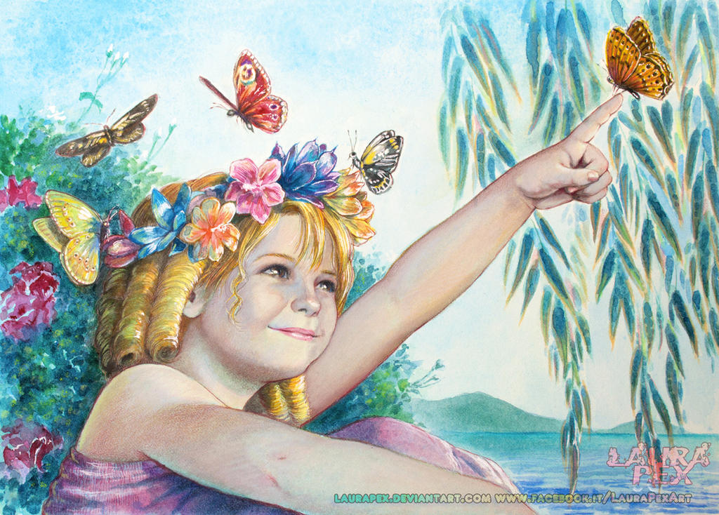 Perla - I love butterflies! by LauraPex