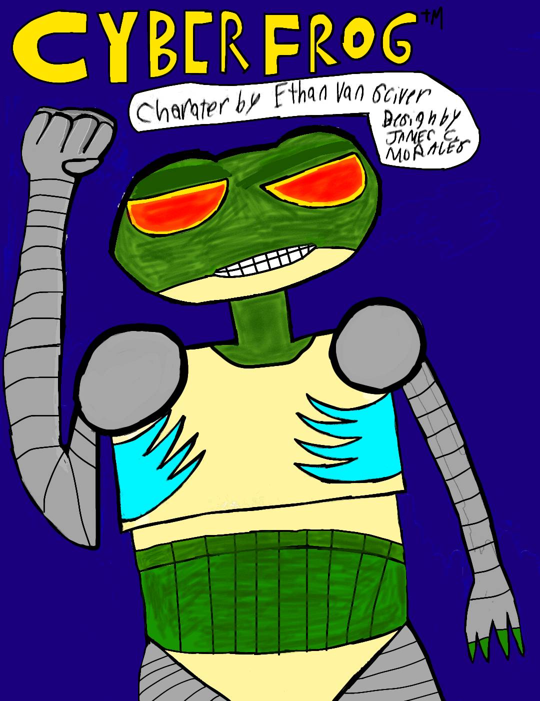 CyberFrog fan art by JackArtConrad on DeviantArt