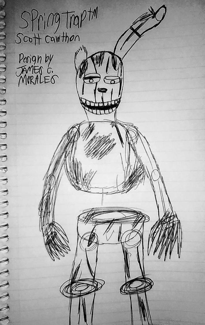 Springtrap fan art by JM by JackArtConrad on DeviantArt