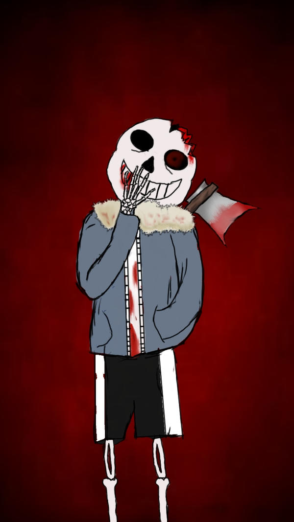Horrortale Sans by ExplodingEmerald on DeviantArt