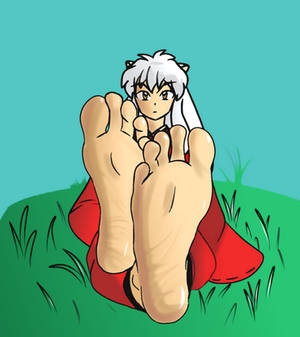Inuyasha's feet