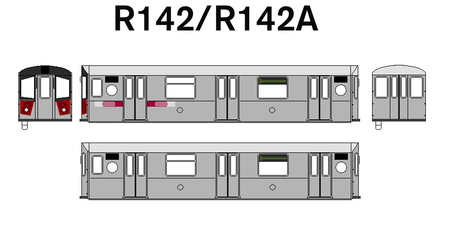 R142 R142A Fleet Model by TheFranksterChannel on DeviantArt