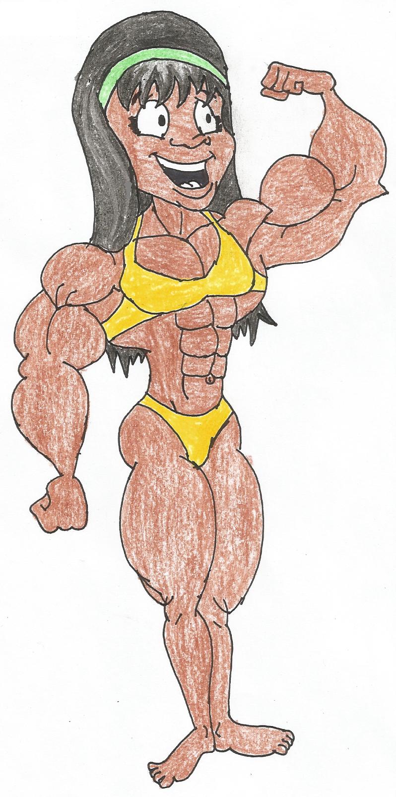 Random Girl Muscle