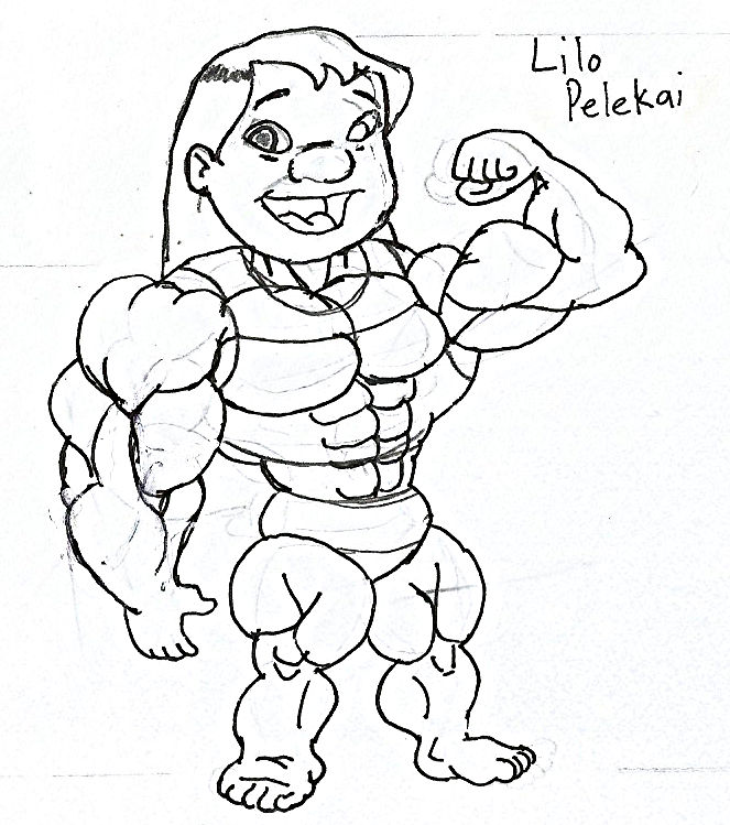 Buff Lilo Buff Lilo by TheFranksterChannel on DeviantArt