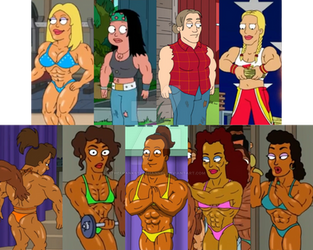 American Dad (Muscle Episodes Collage)