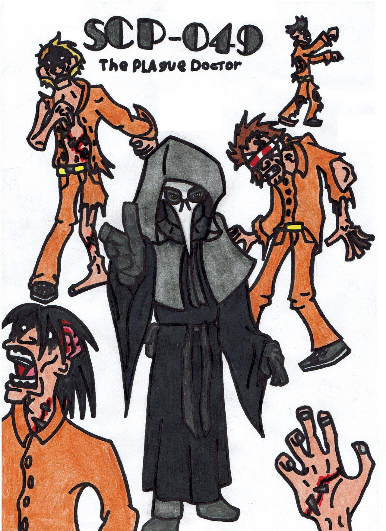 SCP-049 and others on SCP-049PlagueDoctor - DeviantArt