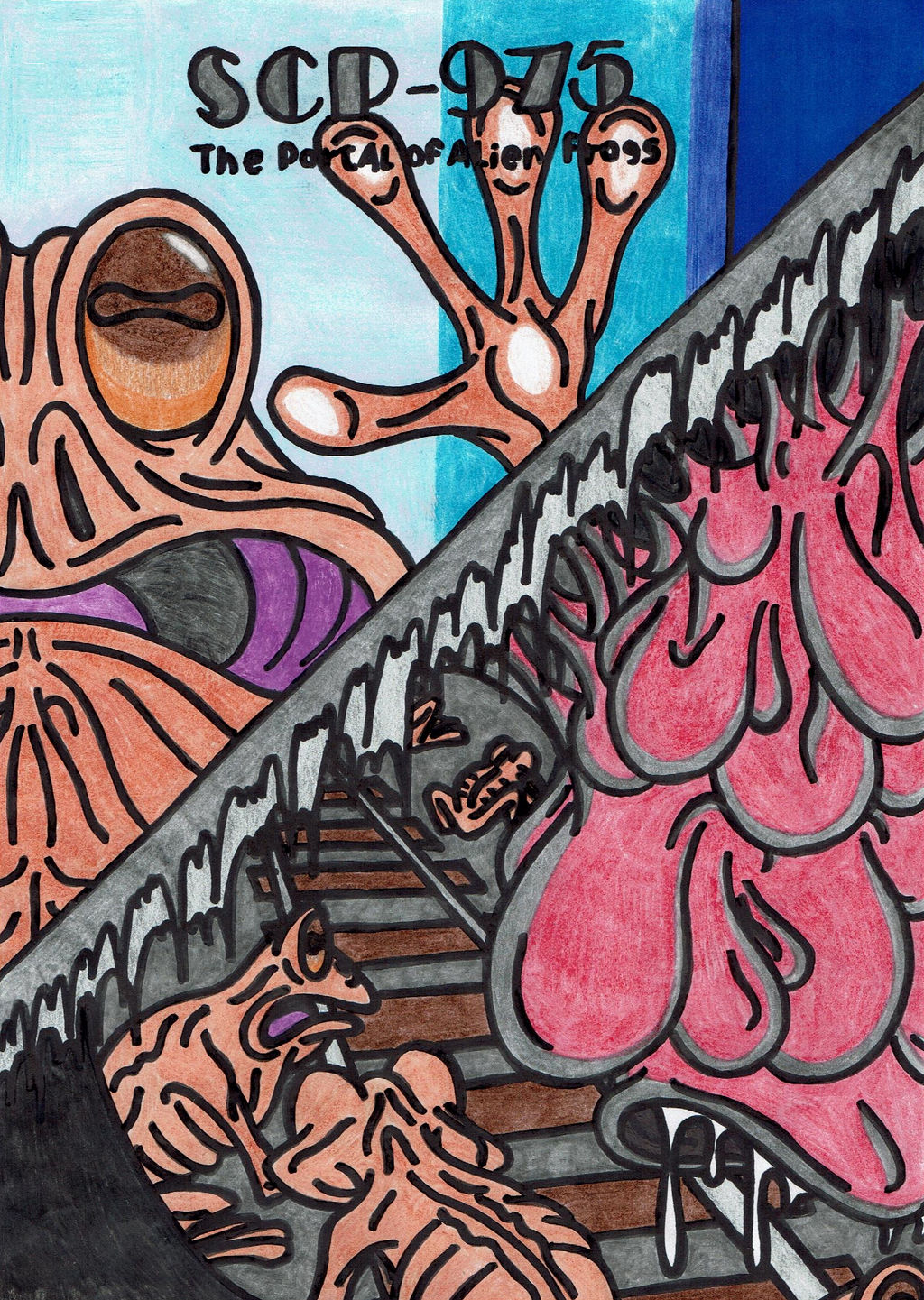 Simnt 975 SCP-975 The Portal Of Alien Frogs by BlueStrike01 on DeviantArt