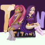 Teen Titans- The main girls of TT