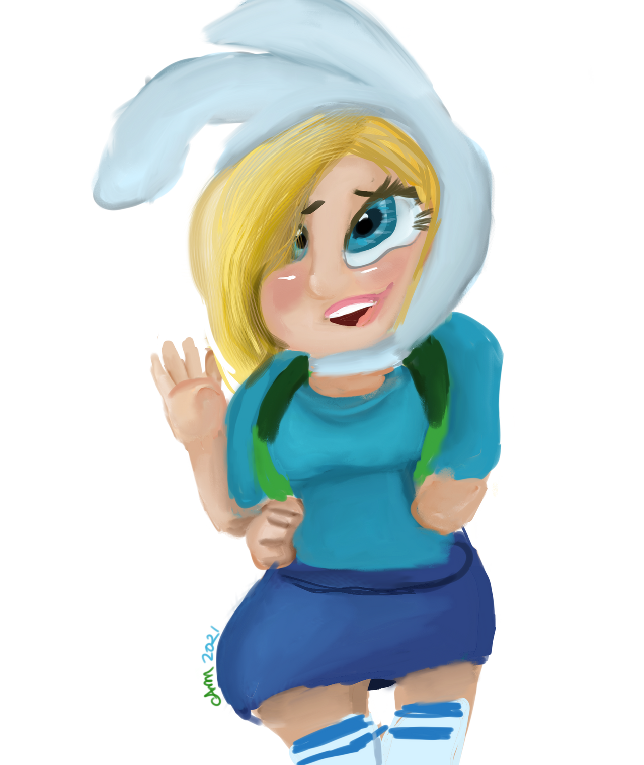 Adventure Time-Fionna - Hi (2021) by AnnieMadeIt21 on DeviantArt