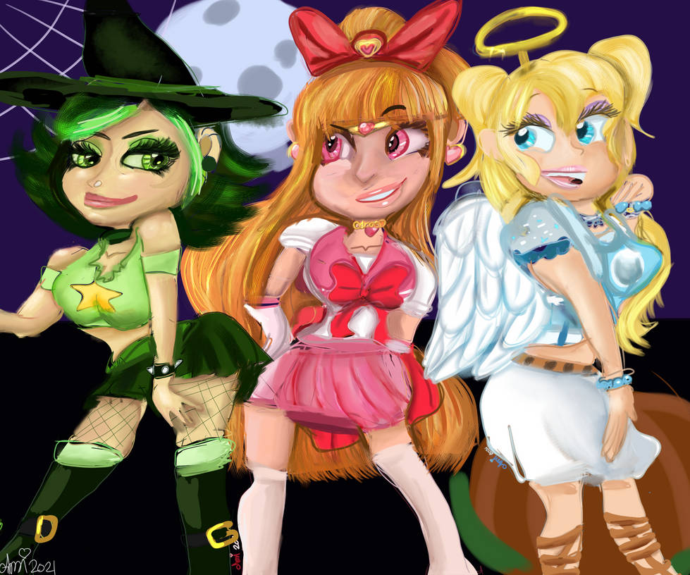 PowerPuff Halloween by AnnieMadeIt21 on DeviantArt