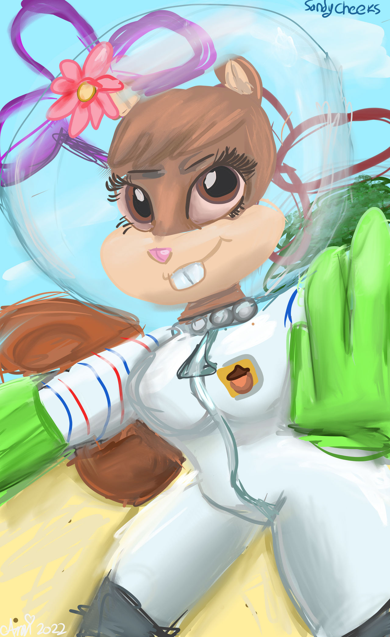 Sandy Scheeks Spongebob Squarepants- Sandy Cheeks by AnnieMadeIt21 on DeviantArt