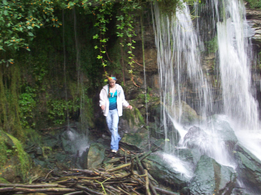 Behind the Waterfall