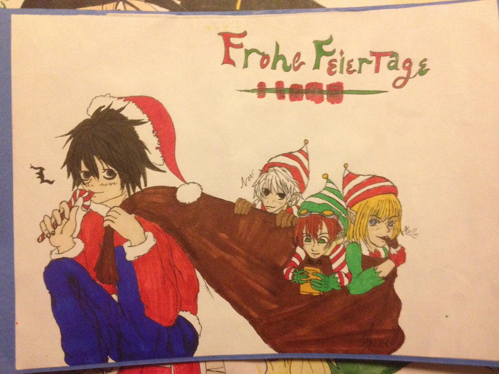 Death Note Christmas (German) by CelestialDarkHarvest on DeviantArt
