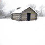 Cabin in the winter