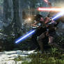 Jedi Warrior Woman N Battle