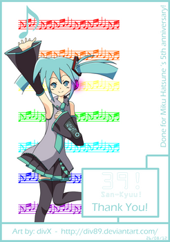 Miku 5th Anniversary tribute