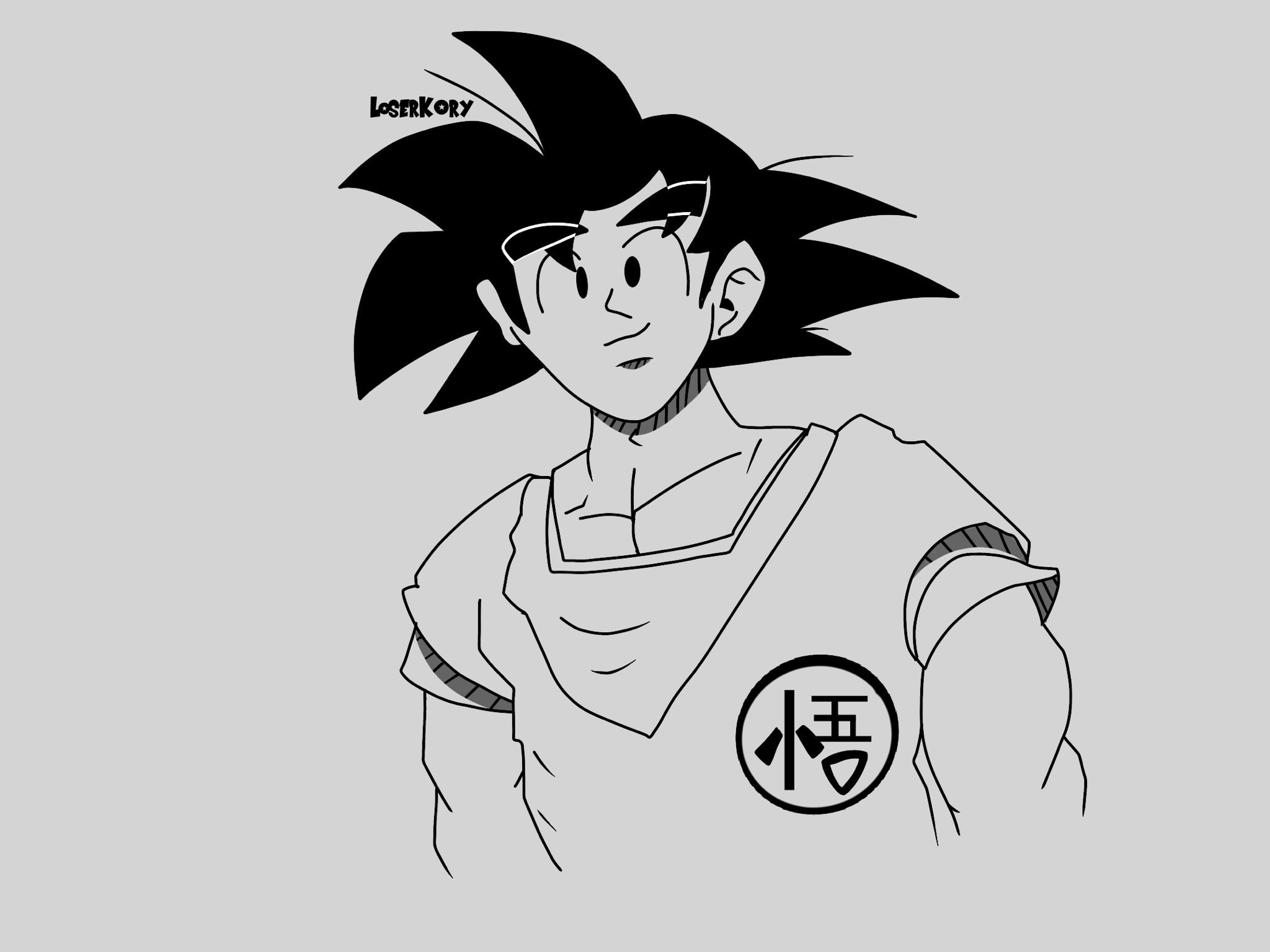 Goku para colorir in 2023  Dragon ball super artwork, Dragon ball