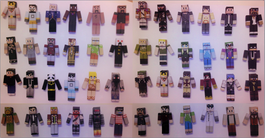 Minecraft Papercraft Part 1