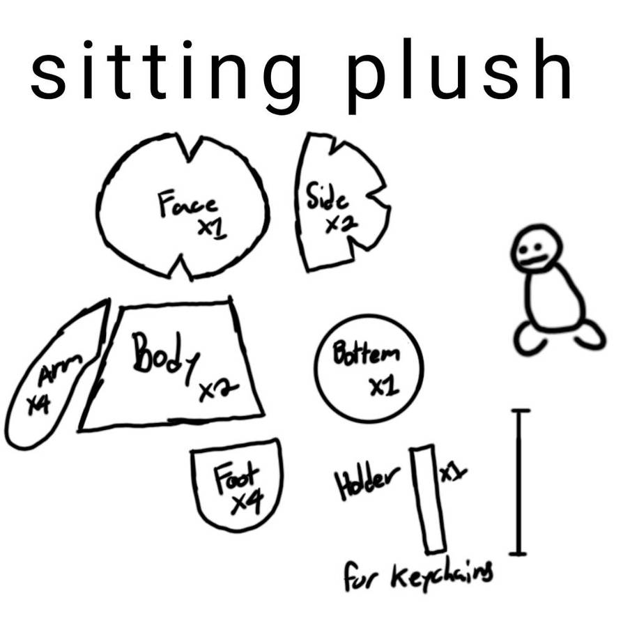 Sitting Plush Pattern By Spirit0fAir On DeviantArt sitting-plush-pattern-by-spirit0fair-on-deviantart