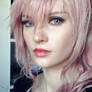 Final Fantasy XIII: Lightning Cosplay Makeup Test!