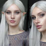 Elvish makeup look