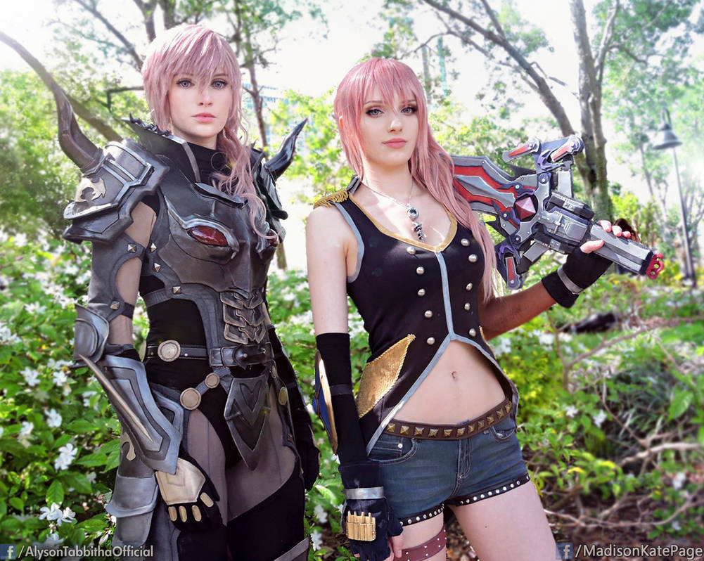 Lightning And Serah Final Fantasy 13 Cosplays By Lightning And Serah Final Fantasy 13 Cosplays By