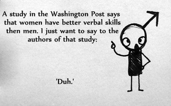 Verbal Skillz, Men vs. Women?