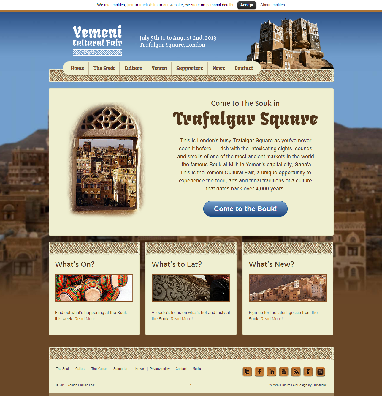 Yemeni Cultural Fair web site