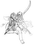 Blood And Swords +Kiriban+ by Jianre-M