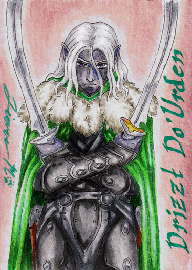 Drizzt Do'Urden  Playing Card