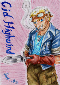 Cid Highwind - Playing Card