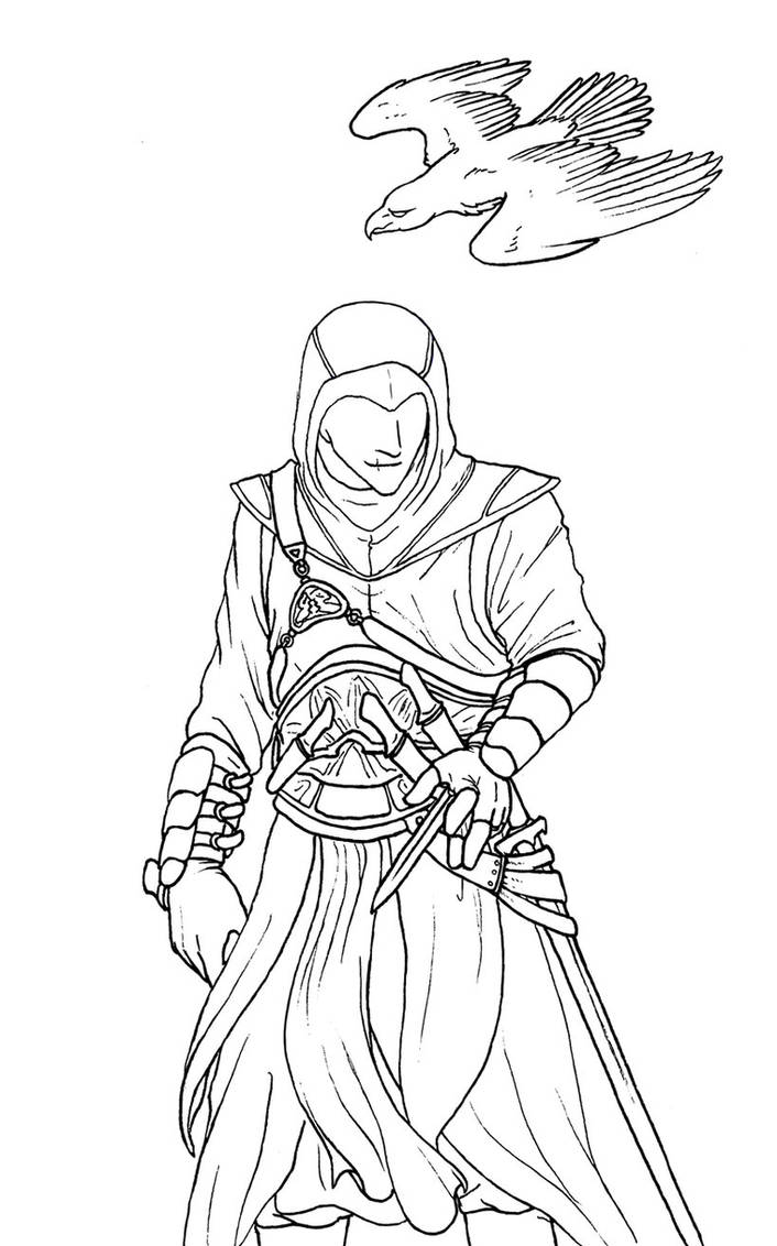 Altair Line Art by Jianre-M