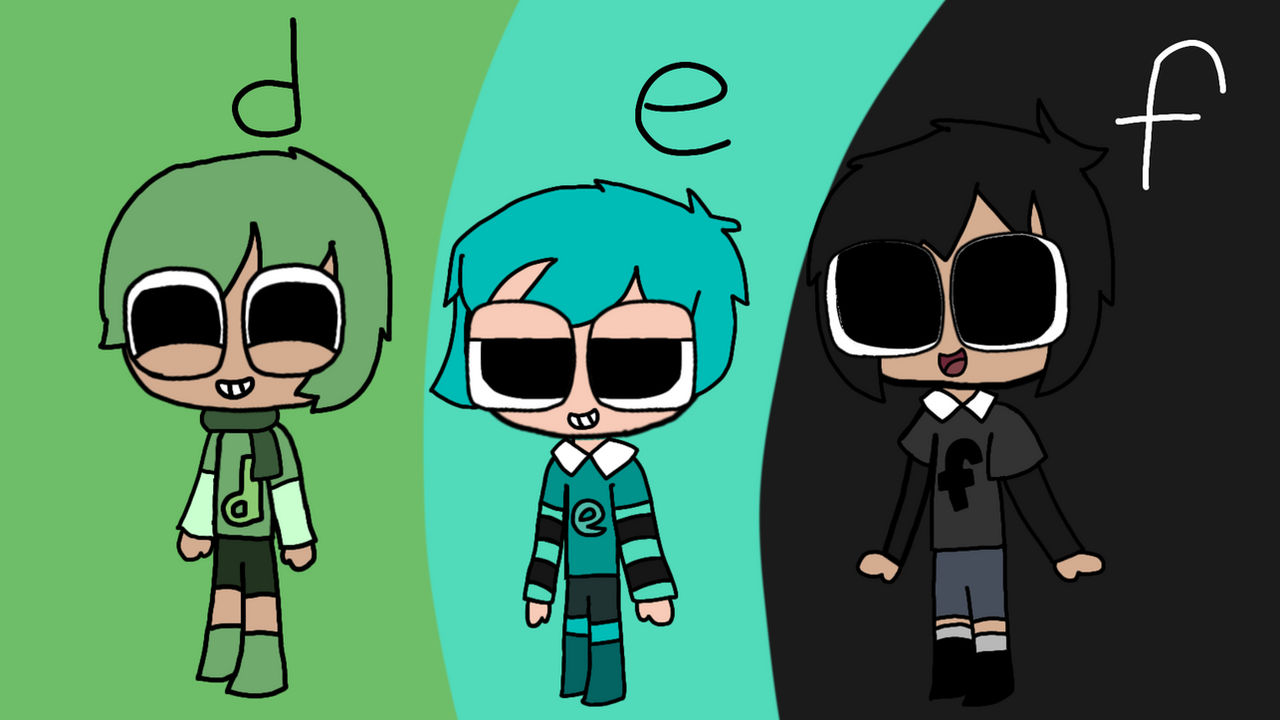 My Alphabet Lore Lowercase Humans Part 2 by AdreannaAreisya on DeviantArt