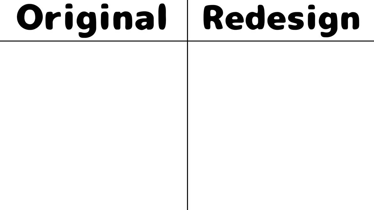 Original And Redesign Template by AdreannaAreisya on DeviantArt