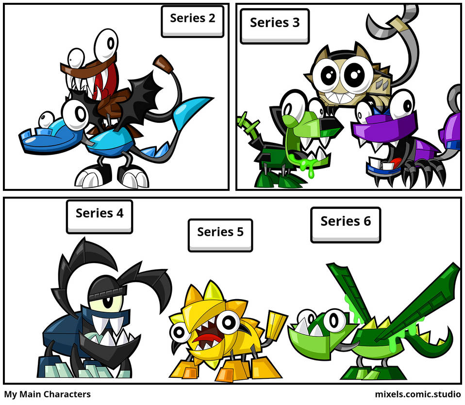 Mixels: My Main Characters by SoftixeFannyXD on DeviantArt