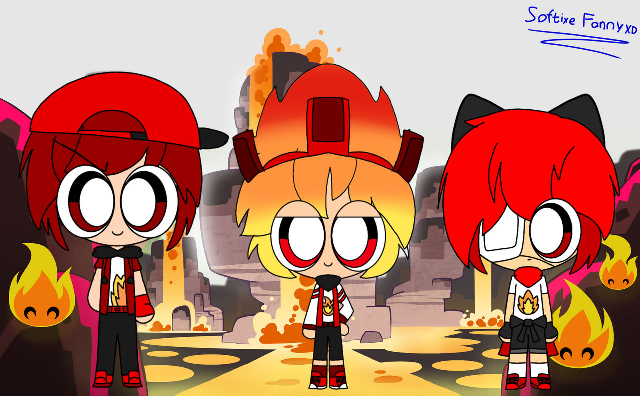 Mixels Humanized: Infernites by SoftixeFannyXD on DeviantArt