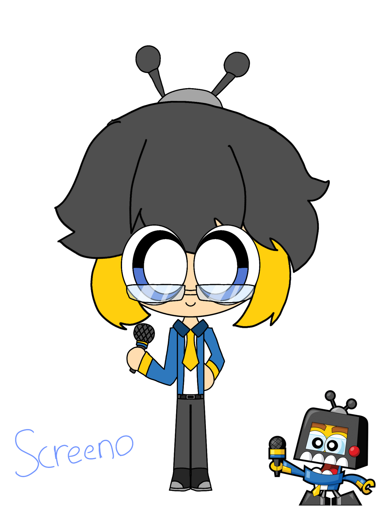 Screeno Humanized Screeno (PNG) by ItzAmalieCreamSoda on DeviantArt