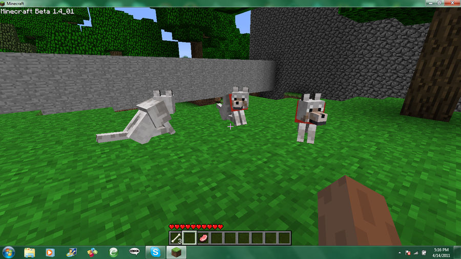 Minecraft wolves by doomboy911 on DeviantArt