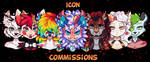 OPEN | Symmetrical Icon Commissions! by MonteSmith